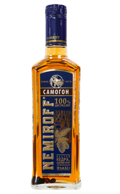 Немирофф Самогон Кедровый 0.5 л