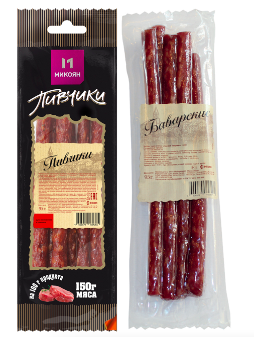 Колбаски Пивчики Баварские с/к 150гр