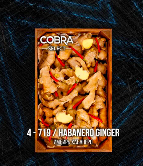 Табак Cobra Select 40г – Habanero Ginger (Имбирь Хабанеро)
