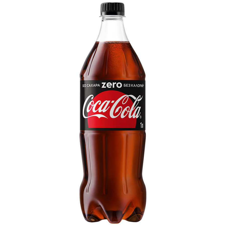 Кока кола зеро 1L