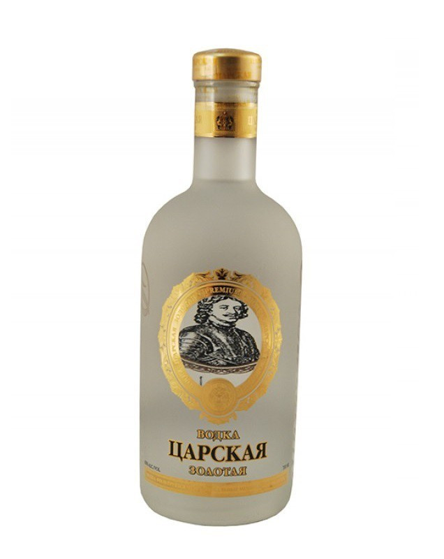 ВОДКА ЦАРСКАЯ золотая 0,5L